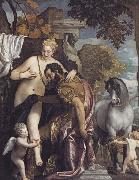 Paolo Veronese Mars and Venus United by Love painting